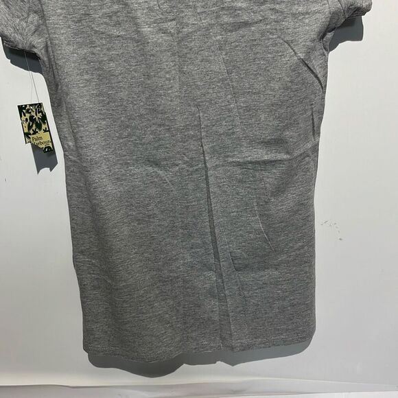 Palm Harbour Women's Gray Sequined V-Neck Short Sleeve T-Shirt Petite Small NWT - Picture 9 of 12